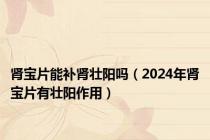 肾宝片能补肾壮阳吗（2024年肾宝片有壮阳作用）