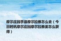 摩尔庄园手游摩尔拉雅怎么去（今日时讯摩尔庄园摩尔拉雅姜怎么获得）