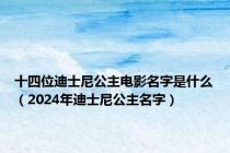 十四位迪士尼公主电影名字是什么（2024年迪士尼公主名字）