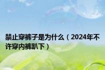 禁止穿裤子是为什么（2024年不许穿内裤趴下）