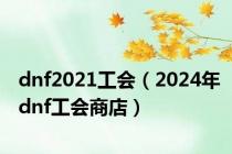 dnf2021工会（2024年dnf工会商店）