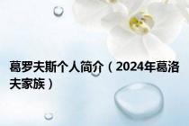 葛罗夫斯个人简介（2024年葛洛夫家族）