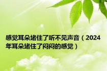 感觉耳朵堵住了听不见声音（2024年耳朵堵住了闷闷的感觉）