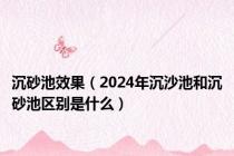 沉砂池效果（2024年沉沙池和沉砂池区别是什么）