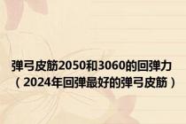 弹弓皮筋2050和3060的回弹力（2024年回弹最好的弹弓皮筋）