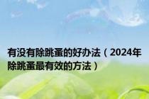 有没有除跳蚤的好办法（2024年除跳蚤最有效的方法）