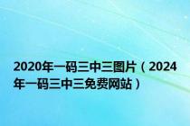 2020年一码三中三图片（2024年一码三中三免费网站）