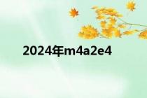 2024年m4a2e4