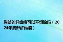 胸部的纤维瘤可以不切除吗（2024年胸部纤维瘤）