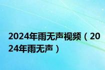 2024年雨无声视频（2024年雨无声）