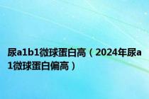 尿a1b1微球蛋白高（2024年尿a1微球蛋白偏高）