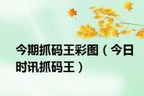 今期抓码王彩图（今日时讯抓码王）