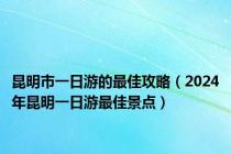 昆明市一日游的最佳攻略（2024年昆明一日游最佳景点）