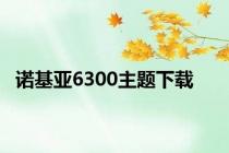 诺基亚6300主题下载